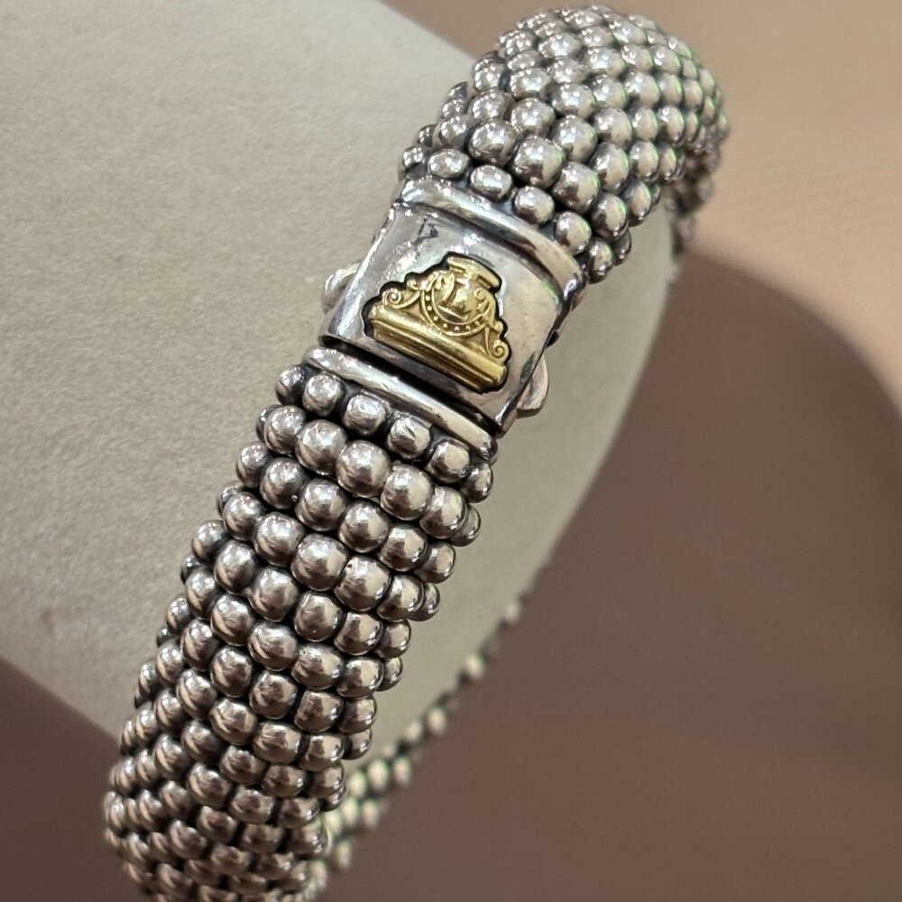 Lagos Signature Caviar Bracelet 15Mm - Picture 2 of 16